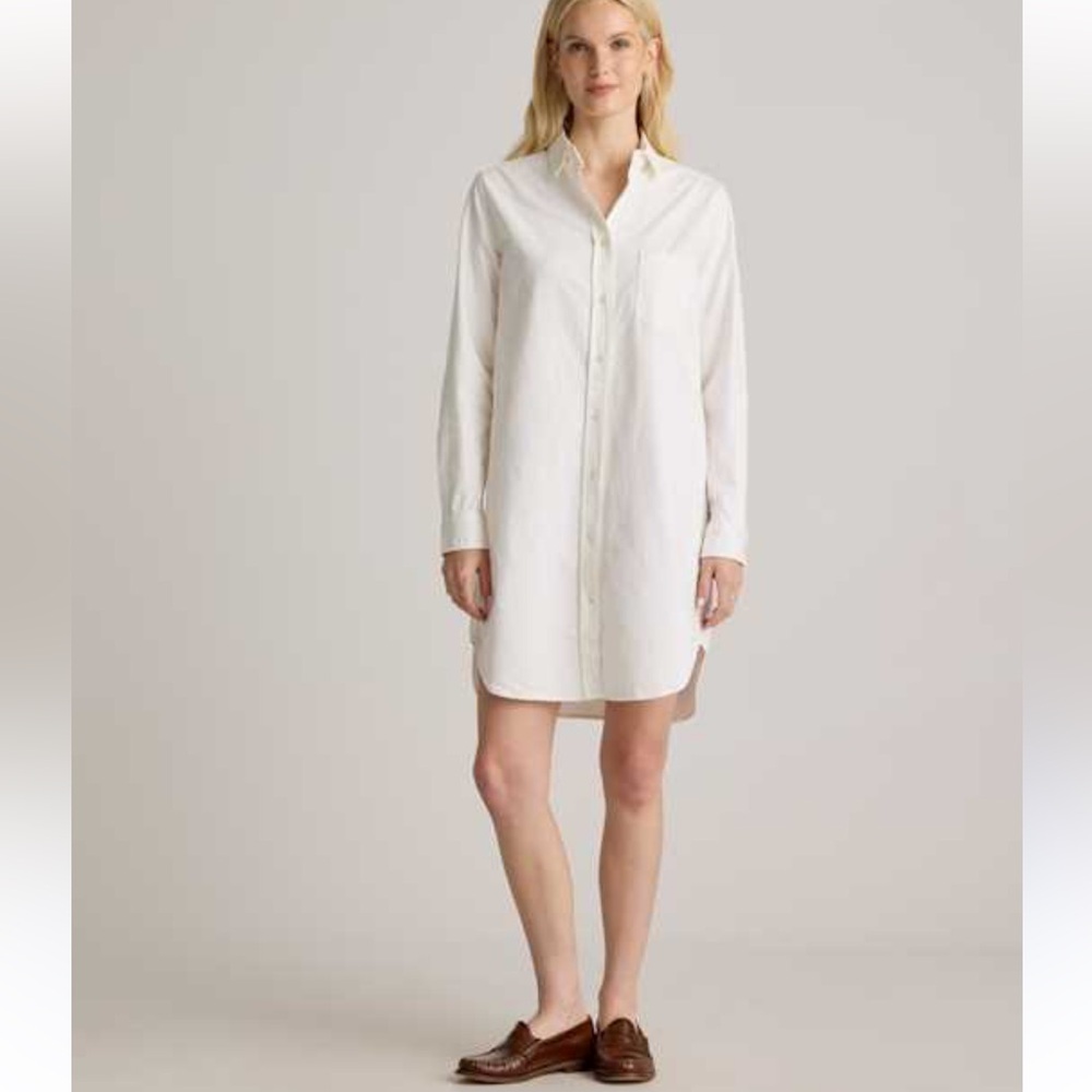 Everlane | Classic White Shirt Dress | Size 2